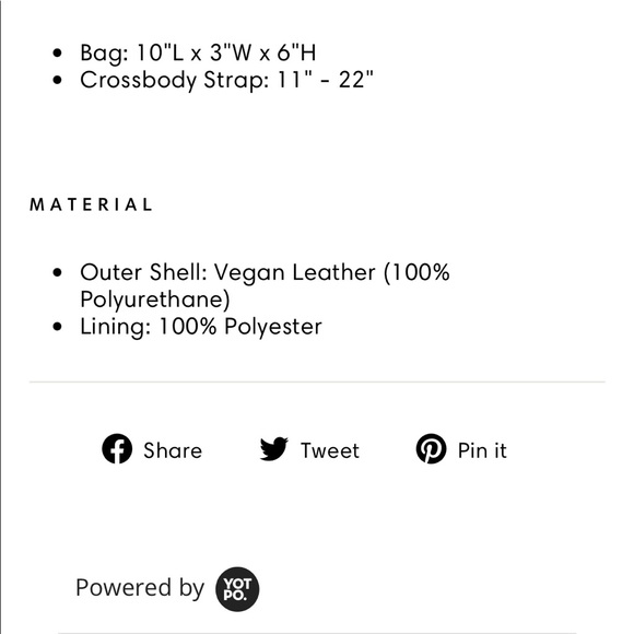 MMS Vegan Mini Journey Crossbody - Picture 2 of 7